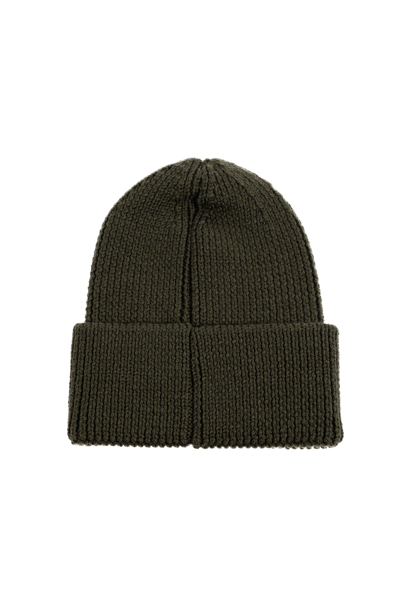 Green Wool beanie with logo patch Moschino - Vitkac GB